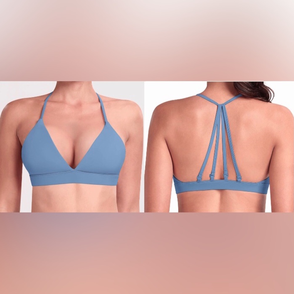 NWT LazyShe Strappy Back Sports Bra